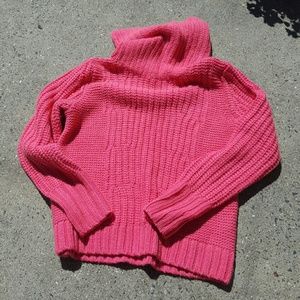 Banana Republic Pink Turtleneck Sweater Size M